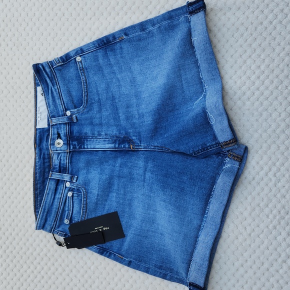 Nwt rag & bone Nina High Rise Denim Shorts - Picture 11 of 16